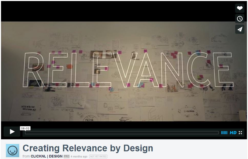 Fillm: Creating Relevance by Design